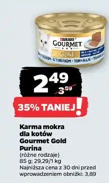 Netto Karma dla kota z tuńczykiem Purina Gourmet Gold oferta