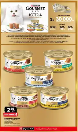 Netto Karma dla kota z kurczakiem i marchewką Purina Gourmet Gold oferta