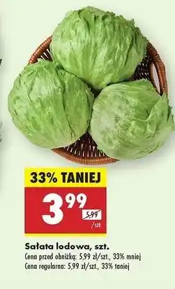 Biedronka Sałata lodowa oferta