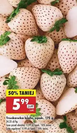 Biedronka Truskawki białe oferta