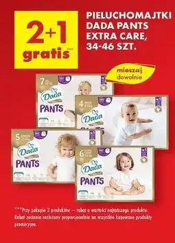 Biedronka Pieluchy 7 Dada Extra Care oferta