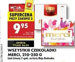 Biedronka Bombonierka czerwona Storck Merci oferta