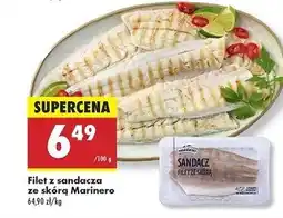Biedronka Filet z sandacza ze skórą Marinero oferta