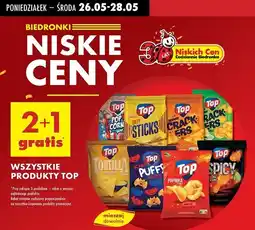 Biedronka Chipsy serowe Top Tortilla oferta