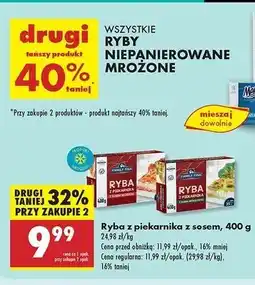 Biedronka Ryba z piekarnika sosem włoskim Family Fish oferta