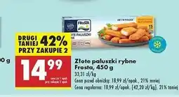 Biedronka Złote paluszki rybne z fileta Frosta oferta