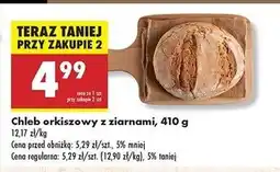 Biedronka Chleb orkiszowy z ziarnami oferta