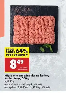 Biedronka Mięso na kotlety z indyka Kraina Mięs oferta
