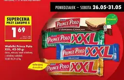 Biedronka Wafelk z odrobiną czekolady Prince Polo oferta