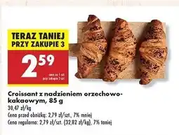 Biedronka Croissant orzechowo kakaowy oferta