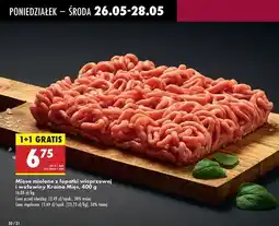 Biedronka Mięso mielone z łopatki wieprzowej i wołowiny Kraina Mięs oferta