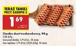 Biedronka Ciastko duet truskawkowy oferta