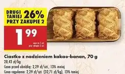 Biedronka Ciastko z nadzieniem kakao-banan oferta