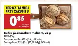 Biedronka Bułka poznańska z makiem oferta