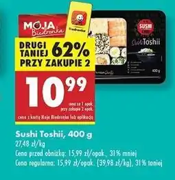 Biedronka Sushi toshii 4You oferta