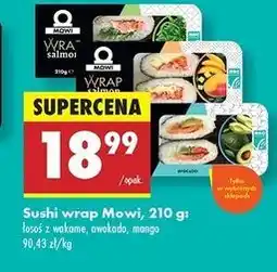 Biedronka Wrapy z łososiem mango Mowi oferta