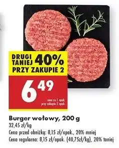 Biedronka Burgery wołowe oferta