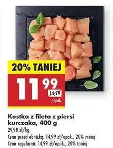 Biedronka Kostka z fileta piersi kurczaka oferta