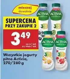 Biedronka Jogurt truskawka-kiwi Danone Activia oferta