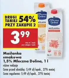 Biedronka Maślanka pieczone jabłko Mleczna Dolina oferta