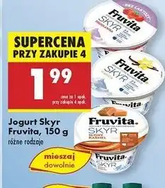 Biedronka Jogurt słony karmel Fruvita Skyr oferta