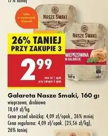 Biedronka Kurczak w galarecie Nasze Smaki oferta