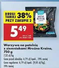 Biedronka Warzywa na patelnie z ziemniakami Mroźna Kraina oferta