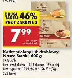 Biedronka Kotlet drobiowy z marchewką i groszkiem puree ziemniaczanym Nasze Smaki oferta