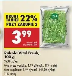 Biedronka Rukola Vital Fresh oferta