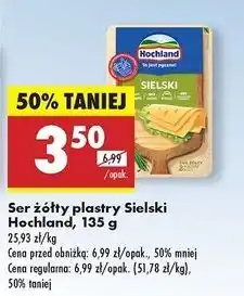 Biedronka Ser sielski z natury klasyczny plastry Hochland oferta