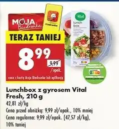 Biedronka Lunchbox z gyrosem Vital Fresh oferta