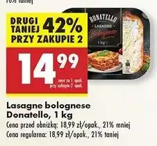 Biedronka Lasagne bolognese Donatello oferta