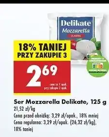Biedronka Ser mozzarella Delikate oferta