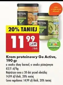 Biedronka Krem proteinowy słony karmel Go Active oferta