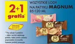 Biedronka Lód hazelnut w białej czekoladzie Algida Magnum Double oferta