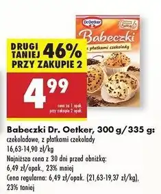 Biedronka Babeczki czekoladowe Dr. Oetker oferta