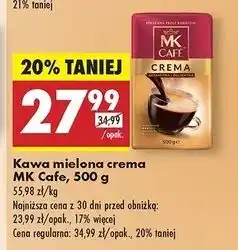 Biedronka Kawa Mk Cafe Crema oferta