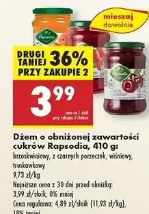 Biedronka Dżem truskawkowy Rapsodia oferta