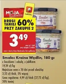 Biedronka Smalec z jabłkiem Kraina Wędlin oferta