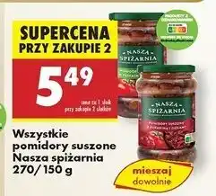 Biedronka Pomidory suszone z żurawiną i ziołami Nasza Spiżarnia oferta