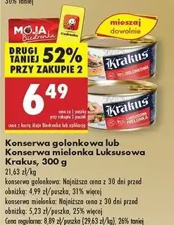 Biedronka Konserwa luksusowa Krakus Animex oferta