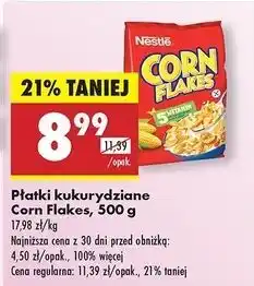 Biedronka Płatki śniadaniowe Corn Flakes (Nestle) oferta