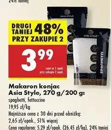 Biedronka Makaron konjac spaghetii Asia Style oferta