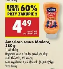 Biedronka Sos american sauce Madero oferta