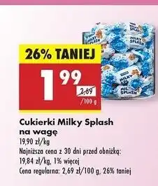 Biedronka Cukierki Milky Splash Toffee oferta