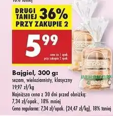 Biedronka Bajgle z sezamem Smashed oferta
