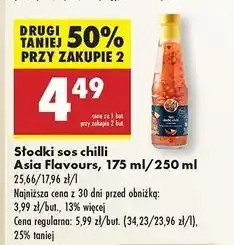 Biedronka Sos słodki chili Asia Flavours oferta