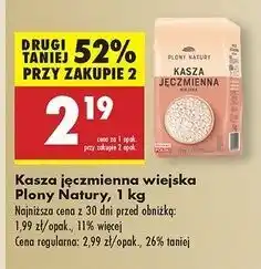Biedronka Kasza jęczmienna wiejska Plony Natury oferta