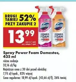 Biedronka Spray do czyszczenia citrus blast Domestos Power Foam oferta