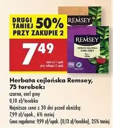 Biedronka Herbata ekspresowa Remsey oferta